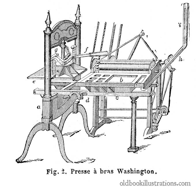 Washington hand press