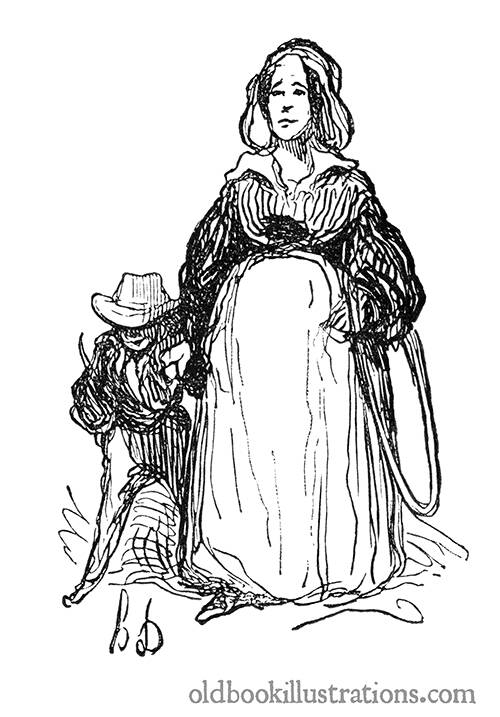 Woman With Her Child