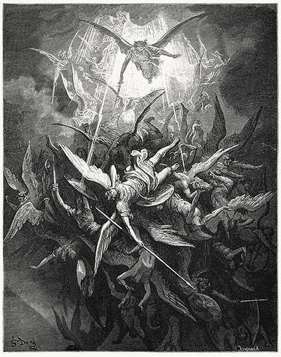 Illustration by G. Doré for Paradise Lost