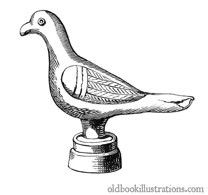 Gallo-Roman Statuette of a Dove