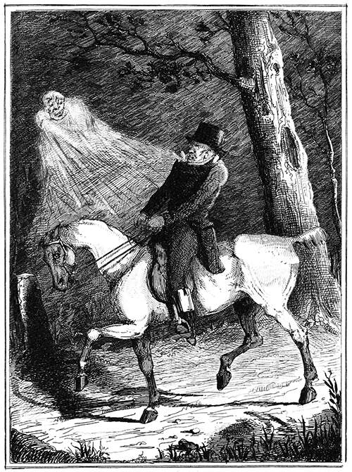 Ghost and horse