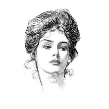 Gibson Girl Portrait