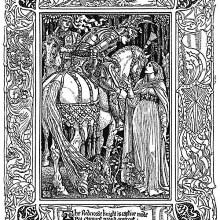 The Redcrosse Knight is captive made