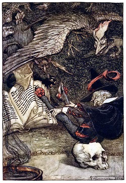 Upon the Large Skull