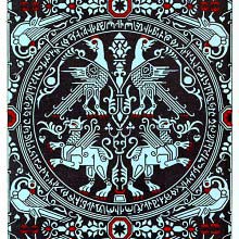 Design from a medieval shroud