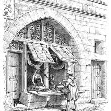A shop in Paris between the twelfth and fourteenth century