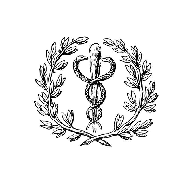 Caduceus-like symbol
