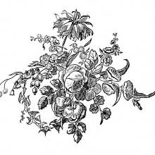 Ornamental flower arrangement