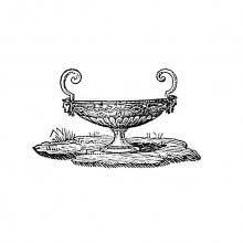 Antique-looking drinking cup or goblet
