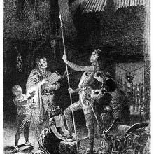 Don Quixote knighted