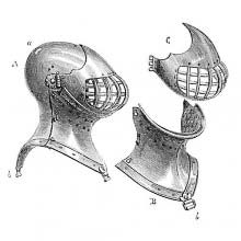 Fifteenth-century bascinet for tournament use