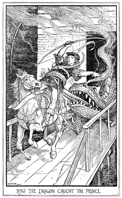 How the dragon caught the prince