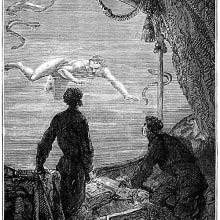 A shipwrecked man