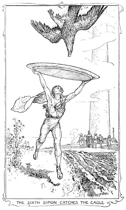 The sixth Simon catches the eagle