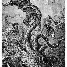 The poulp brandished the victim like a feather