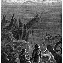 At the bottom of the sea
