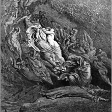 I, through compassion fainting [...] fell to the ground