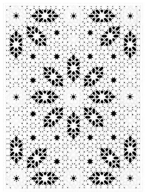 Mosaic in dado of balcony in the Alhambra