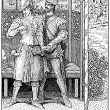 Robin Hood and Marian in their Bower