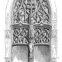 Tympanum at the cathedral of Tours