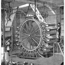 Wallpaper printing machine