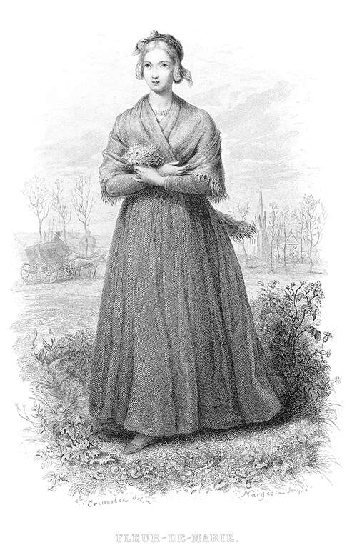 Full-length portrait of a young woman holding a small bunch of flowers