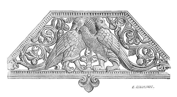 Plate with Openwork decoration showing animals and foliage