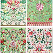 Various floriated compositions on the fragmentary principle