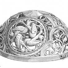 Upper part of a twelfth-century hand-warmer with openwork decoration