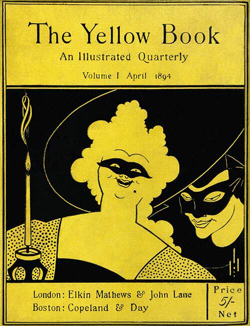 Front cover of the first issue of the Yellow Book