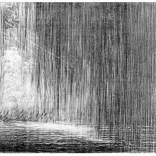 meteorological phenomenons as they were supposed to occur on the primitive Earth