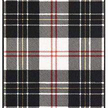 Tartan of the Clan Macpherson showing a pattern of white and black check