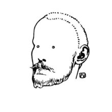 Portrait of French novelist and playwright Jules Renard (1864-1910)