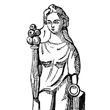 Gallo-roman statuette of Fortuna