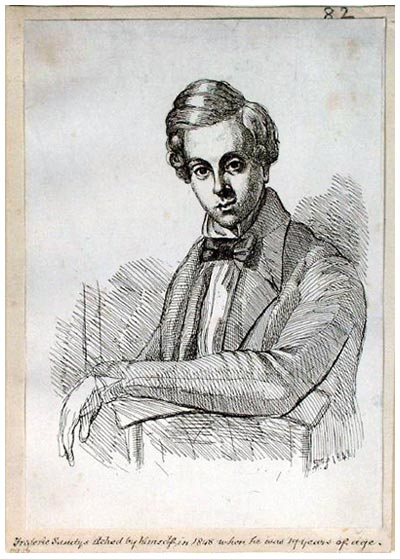 self-portrait by Frederic Sandys