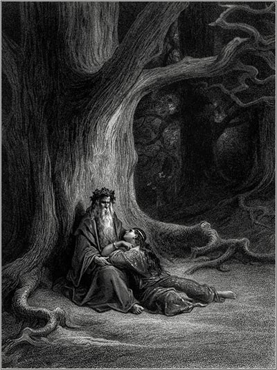 Illustration by G. Doré for Idylls of the King